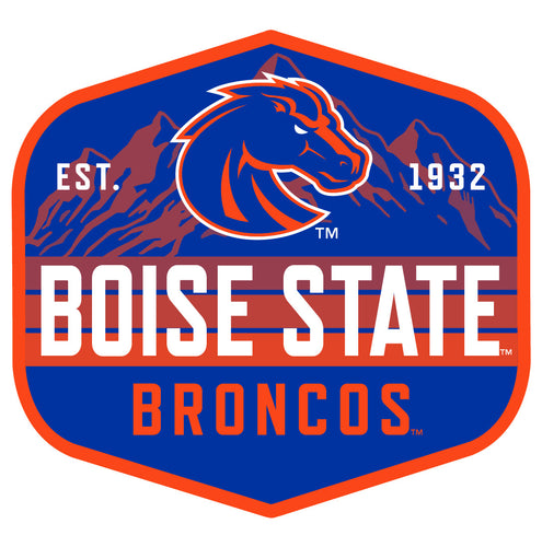 Boise State Broncos Scenic Background Vinyl Sticker/Magnet - Officially Licensed 