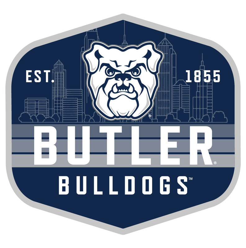 Butler Bulldogs Scenic Background Vinyl Sticker/Magnet - Officially Licensed 