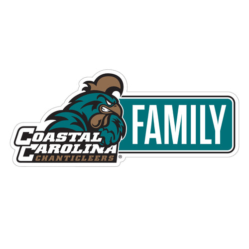 Coastal Carolina University Proud Die Cut Decal Officially Licensed Collegiate Product 5-Inches Wide