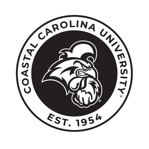 Coastal Carolina University Officially Licensed Black Vinyl Decal Sticker Holographic Backing