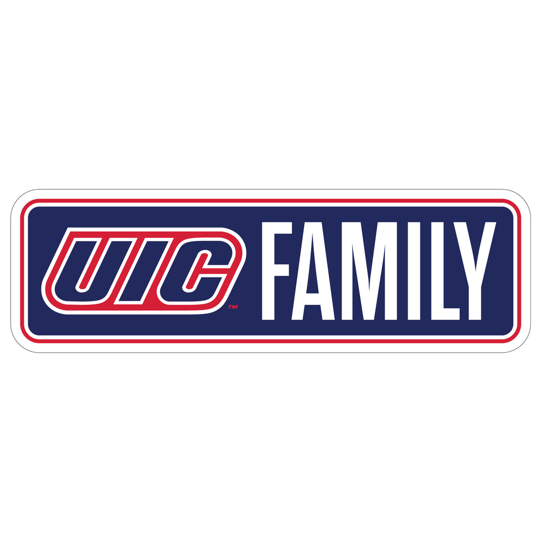 University of Illinois at Chicago Proud Die Cut Decal Officially Licensed Collegiate Product