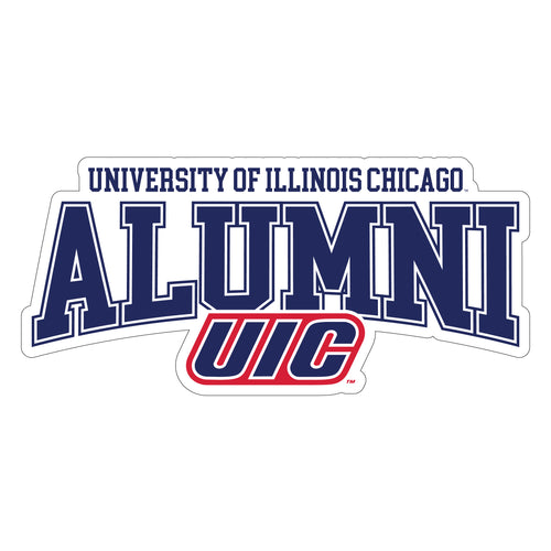 University of Illinois at Chicago Laser Cut Alumni Vinyl Sticker/Magnet - Officially Licensed 4-Inch