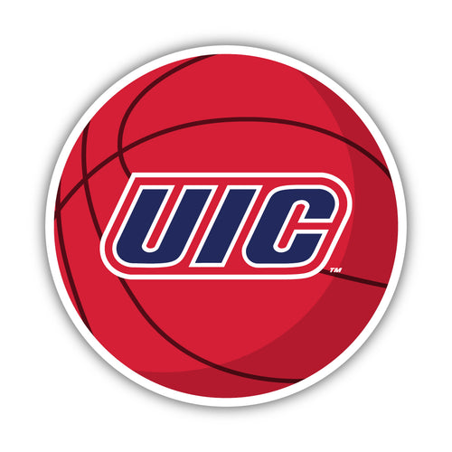 University of Illinois at Chicago College Sticker or Magnet – Licensed University Sports Design, Multiple Sizes 