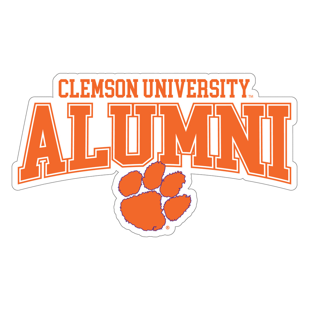 Clemson Tigers Laser Cut Alumni Vinyl Sticker/Magnet - Officially Licensed 3-Inch