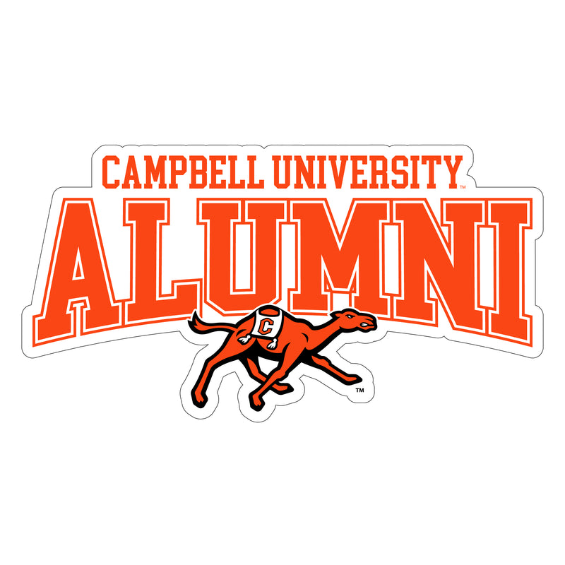 Campbell University Fighting Camels Laser Cut Alumni Vinyl Sticker/Magnet - Officially Licensed 8-Inch