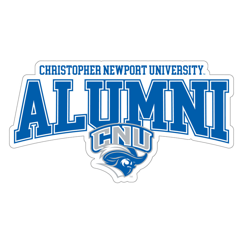 Christopher Newport Captains Laser Cut Alumni Vinyl Sticker/Magnet - Officially Licensed 3-Inch