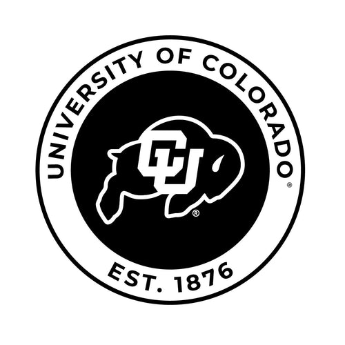 Colorado Buffaloes Officially Licensed Black Vinyl Decal Sticker Holographic Backing