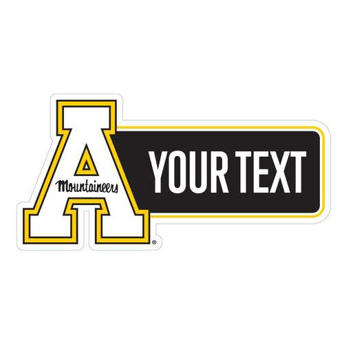 Appalachian State Customizable Vinyl Sticker/Magnet Officially Licensed Collegiate Product 3-Inches Wide