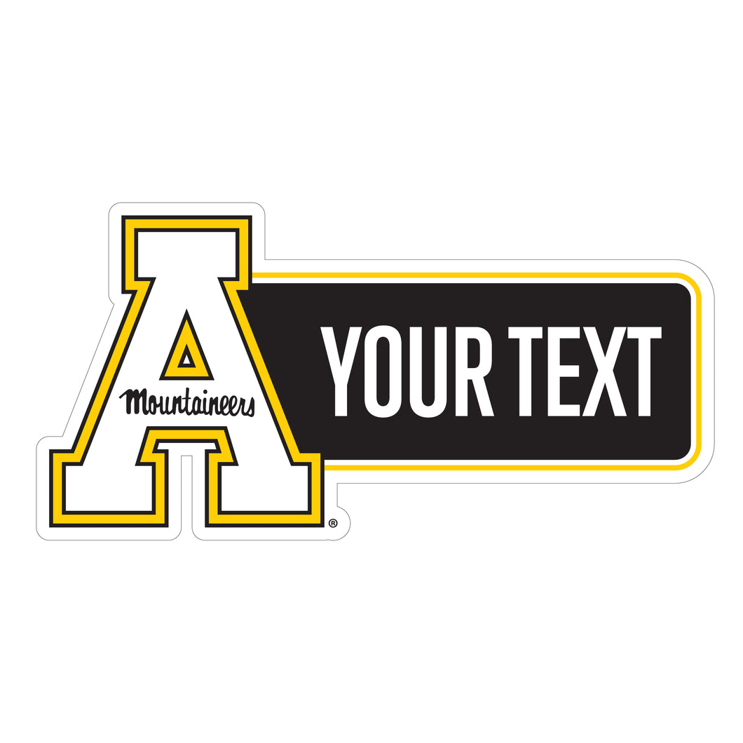 Appalachian State Customizable Vinyl Sticker/Magnet Officially Licensed Collegiate Product 3-Inches Wide
