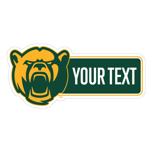 Baylor Bears Customizable Vinyl Sticker/Magnet Officially Licensed Collegiate Product 12-Inches Wide