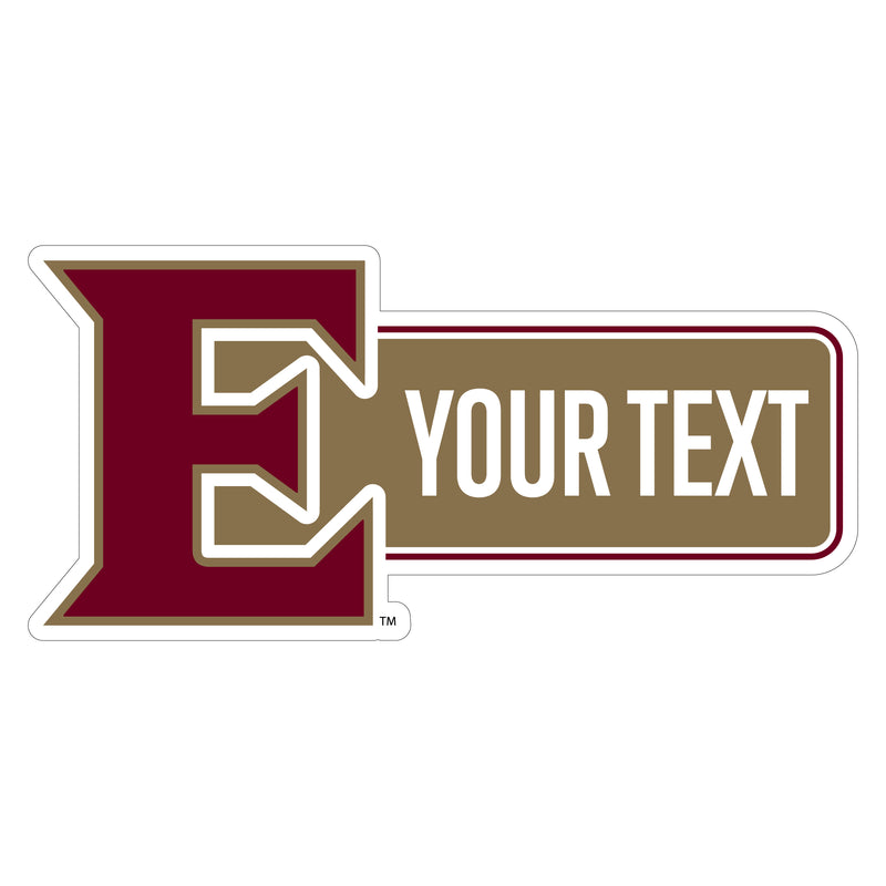 Elon University Customizable Vinyl Sticker/Magnet Officially Licensed Collegiate Product 12-Inches Wide