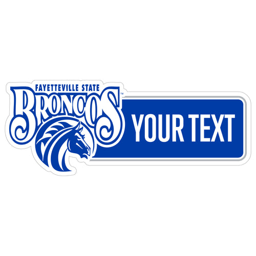 Fayetteville State University Customizable Vinyl Sticker/Magnet Officially Licensed Collegiate Product 6-Inches Wide