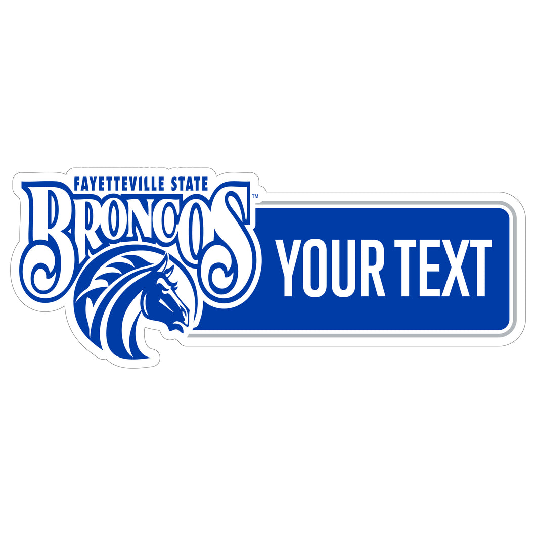 Fayetteville State University Customizable Vinyl Sticker/Magnet Officially Licensed Collegiate Product 6-Inches Wide