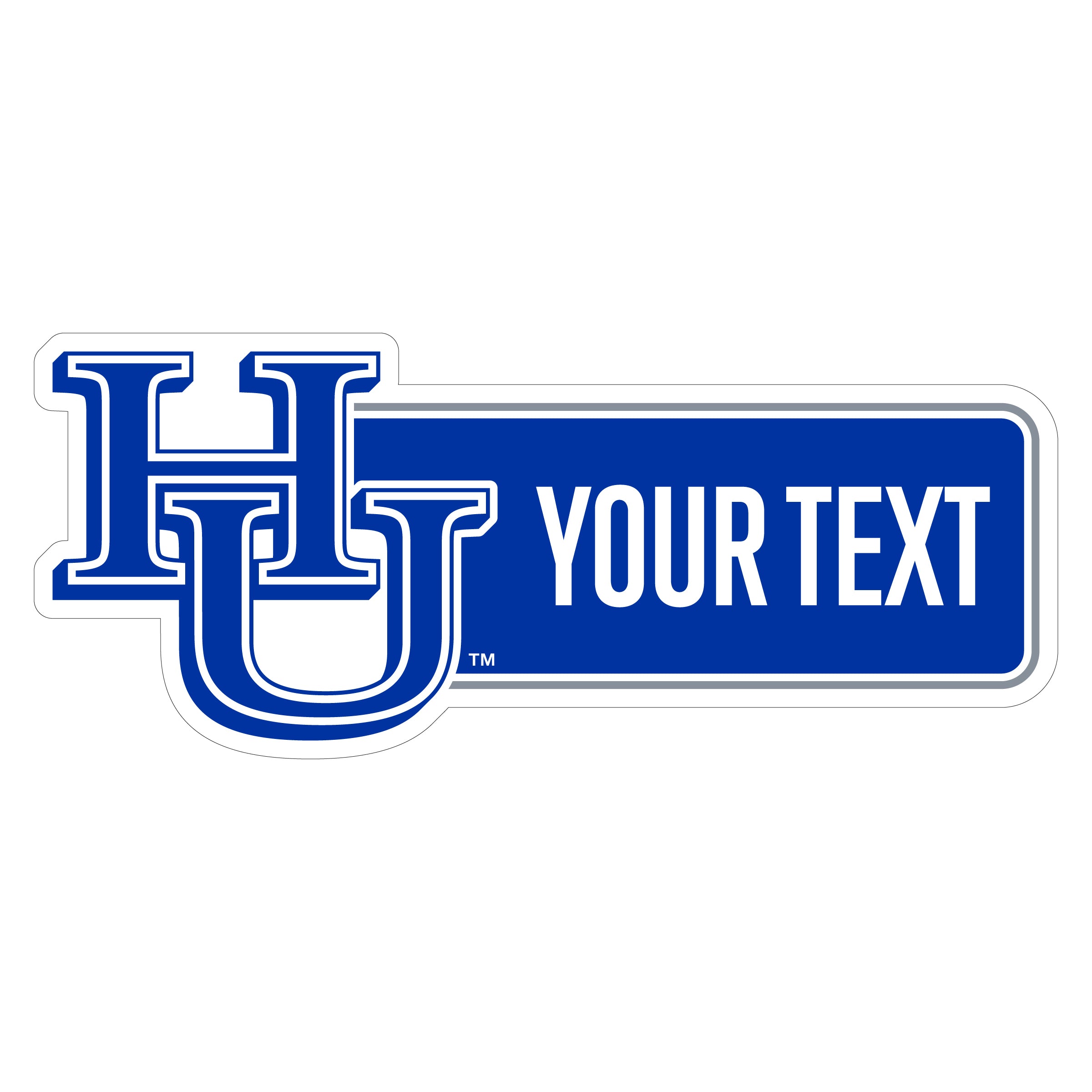 Hampton University Customizable Vinyl Sticker/Magnet Officially ...