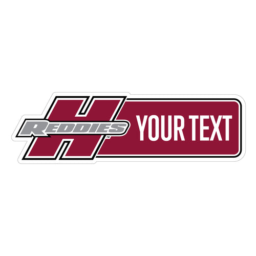 Henderson State Reddies Customizable Vinyl Sticker/Magnet Officially Licensed Collegiate Product 10-Inches Wide