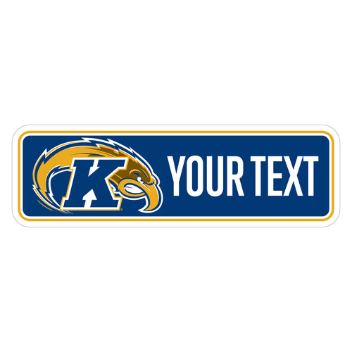 Kent State University Customizable Vinyl Sticker/Magnet Officially Licensed Collegiate Product 12-Inches Wide