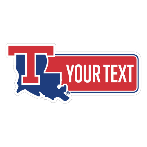 Louisiana Tech Bulldogs Customizable Vinyl Sticker/Magnet Officially Licensed Collegiate Product 3-Inches Wide
