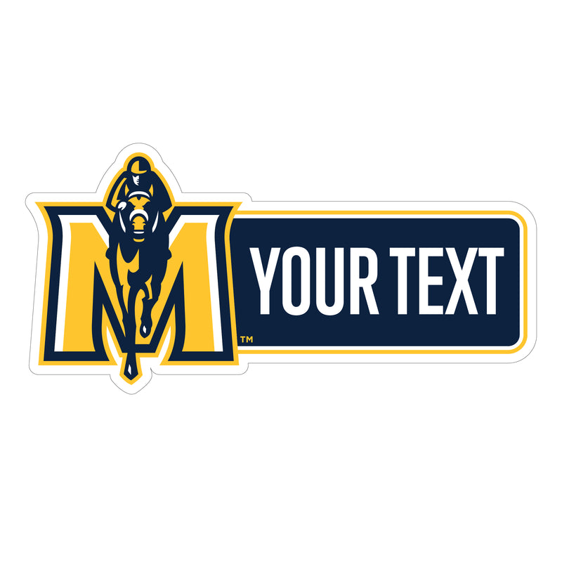 Murray State University Customizable Vinyl Sticker/Magnet Officially Licensed Collegiate Product 4-Inches Wide