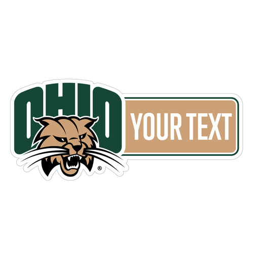 Ohio University Customizable Vinyl Sticker/Magnet Officially Licensed Collegiate Product 10-Inches Wide