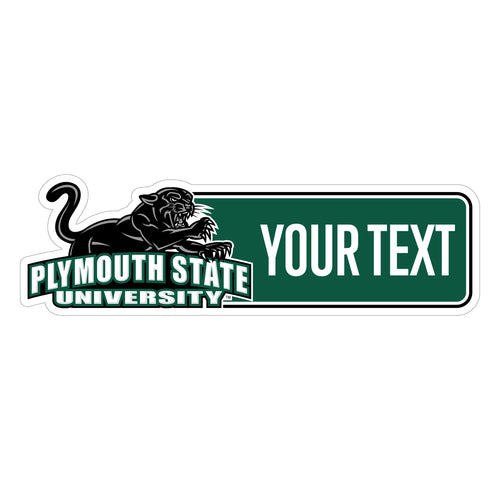 Plymouth State University Customizable Vinyl Sticker/Magnet Officially Licensed Collegiate Product 12-Inches Wide