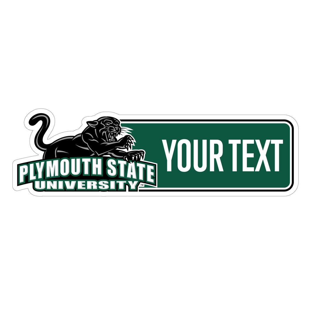 Plymouth State University Customizable Vinyl Sticker/Magnet Officially Licensed Collegiate Product 12-Inches Wide