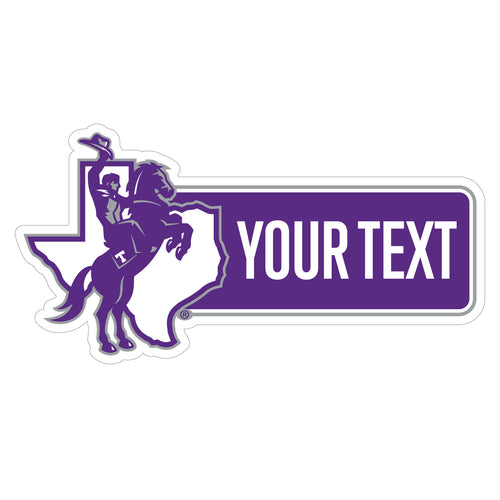 Tarleton State University Customizable Vinyl Sticker/Magnet Officially Licensed Collegiate Product 12-Inches Wide