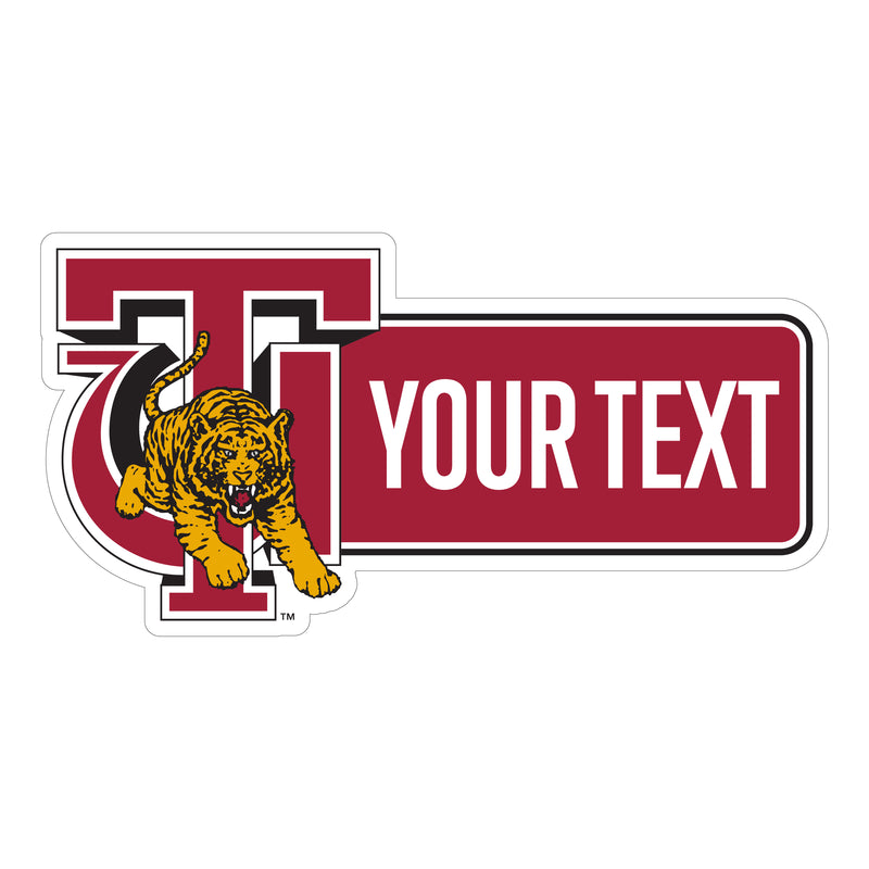 Tuskegee University Customizable Vinyl Sticker/Magnet Officially Licensed Collegiate Product 12-Inches Wide