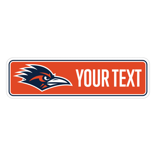UTSA Road Runners Customizable Vinyl Sticker/Magnet Officially Licensed Collegiate Product 10-Inches Wide