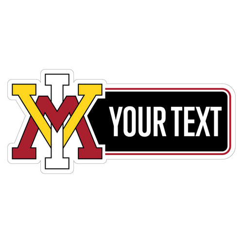 VMI Keydets Customizable Vinyl Sticker/Magnet Officially Licensed Collegiate Product 3-Inches Wide