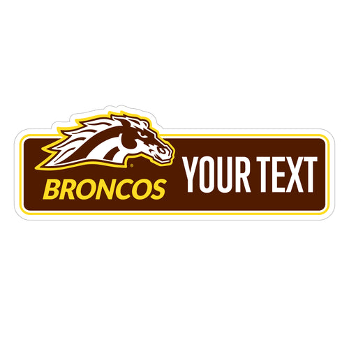 Western Michigan University Customizable Vinyl Sticker/Magnet Officially Licensed Collegiate Product 4-Inches Wide