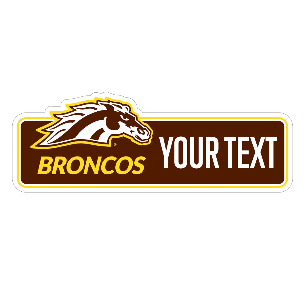 Western Michigan University Customizable Vinyl Sticker/Magnet Officially Licensed Collegiate Product 4-Inches Wide