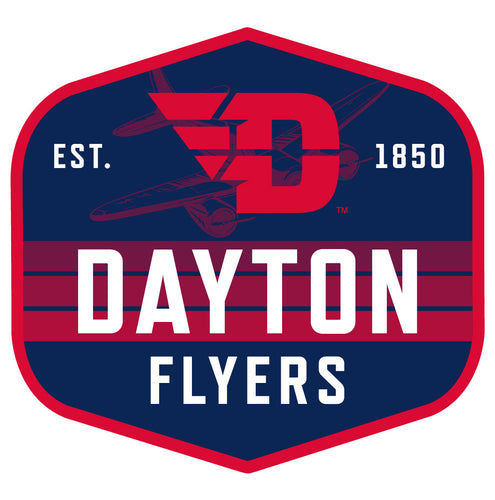 Dayton Flyers Scenic Background Vinyl Sticker/Magnet - Officially Licensed 