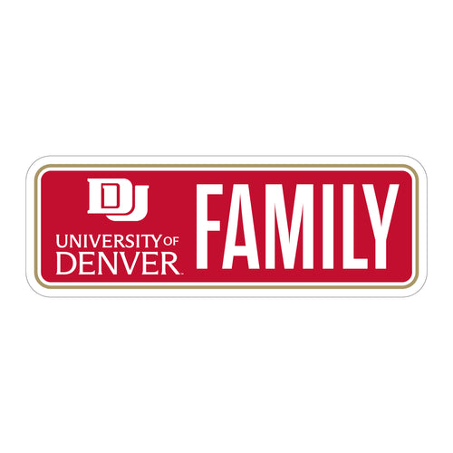University of Denver Pioneers Proud Die Cut Magnet Officially Licensed Collegiate Product 3-Inches Wide