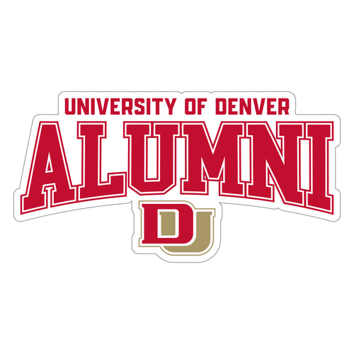 University of Denver Pioneers Laser Cut Alumni Vinyl Sticker/Magnet - Officially Licensed 3-Inch