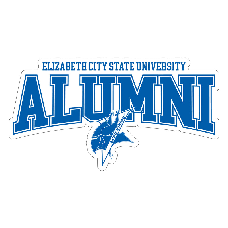 Elizabeth City State University Laser Cut Alumni Vinyl Sticker/Magnet - Officially Licensed 3-Inch
