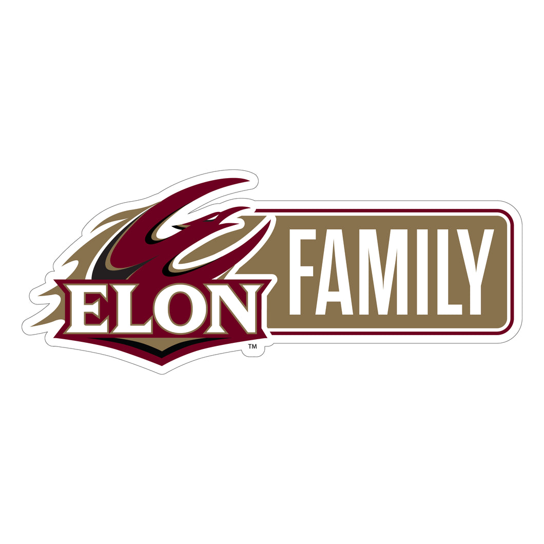Elon University Proud Die Cut Decal Officially Licensed Collegiate Product