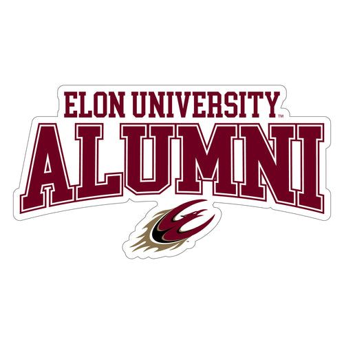Elon University Laser Cut Alumni Vinyl Sticker/Magnet - Officially Licensed 3-Inch