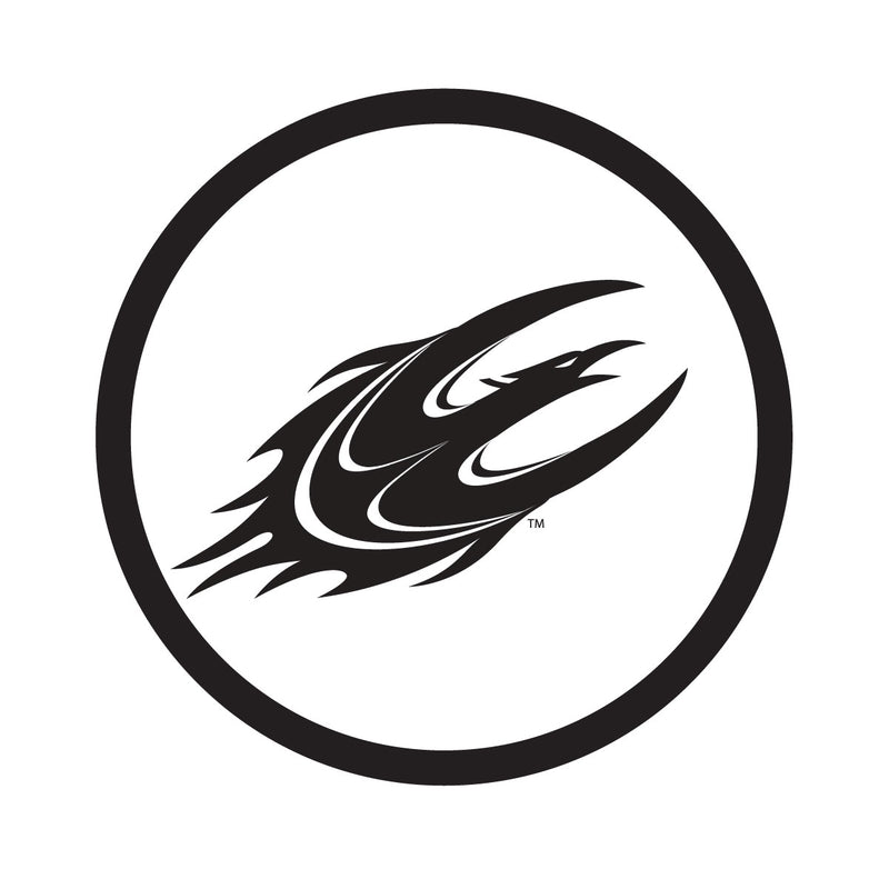 Elon University Officially Licensed Black Vinyl Decal Sticker White Backing