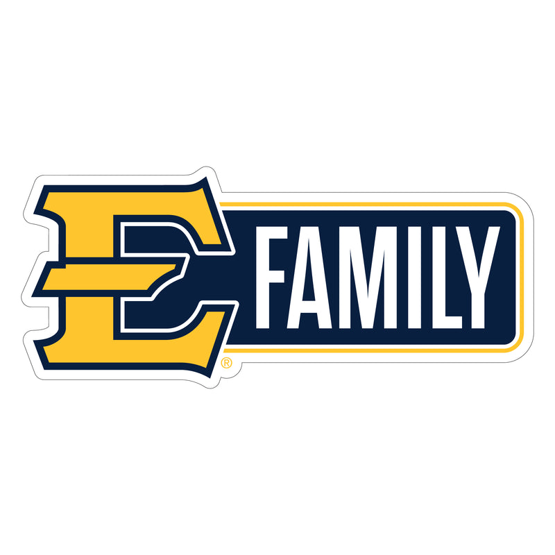 East Tennessee State University Proud Die Cut Decal Officially Licensed Collegiate Product 6-Inches Wide