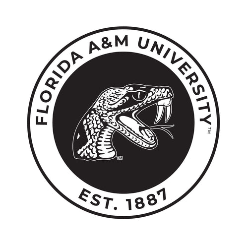Florida A&M Rattlers Officially Licensed Black Vinyl Decal Sticker Holographic Backing