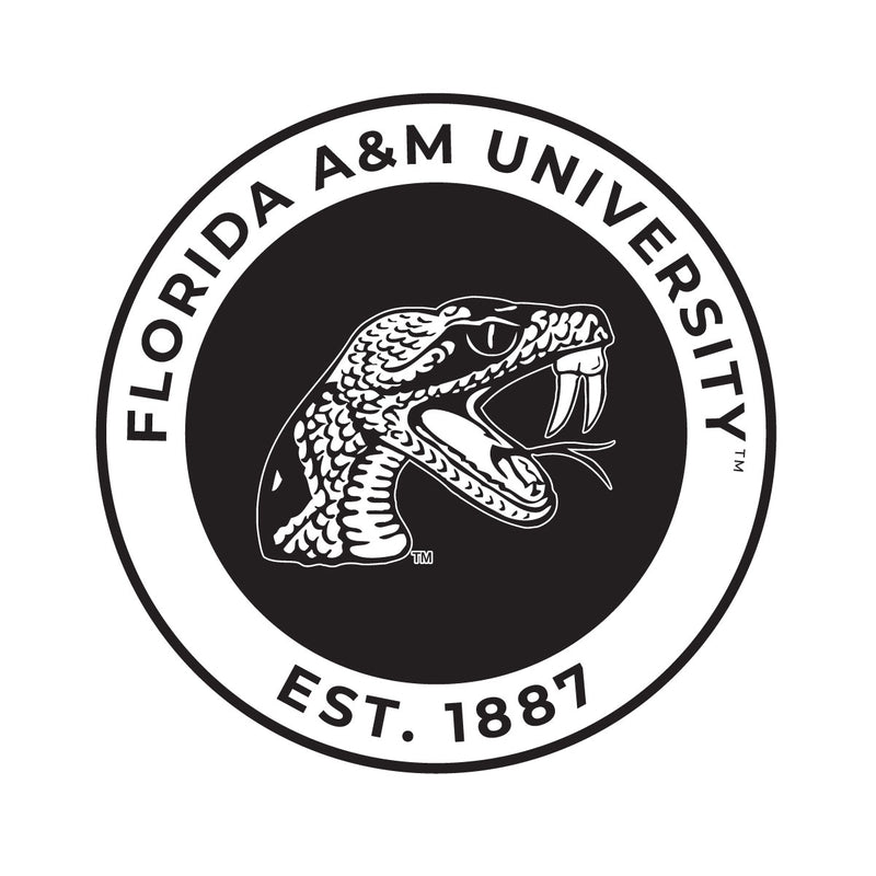 Florida A&M Rattlers Officially Licensed Black Vinyl Decal Sticker Holographic Backing