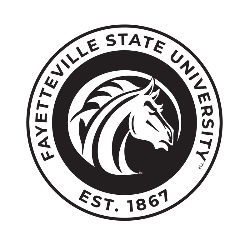 Fayetteville State University Officially Licensed Black Vinyl Decal Sticker Holographic Backing