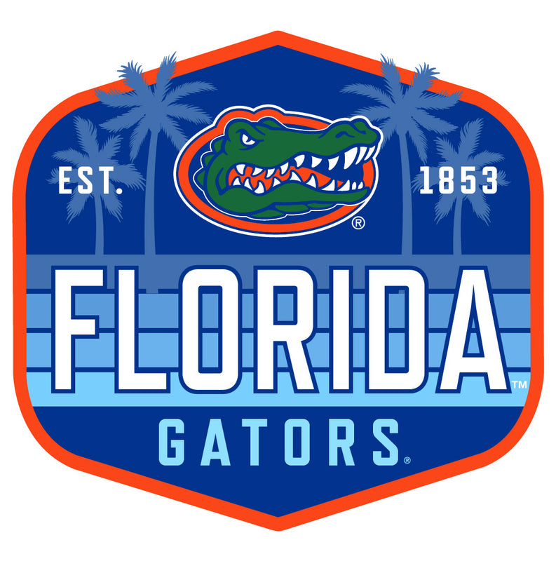 Florida Gators Scenic Background Vinyl Sticker/Magnet - Officially Licensed 