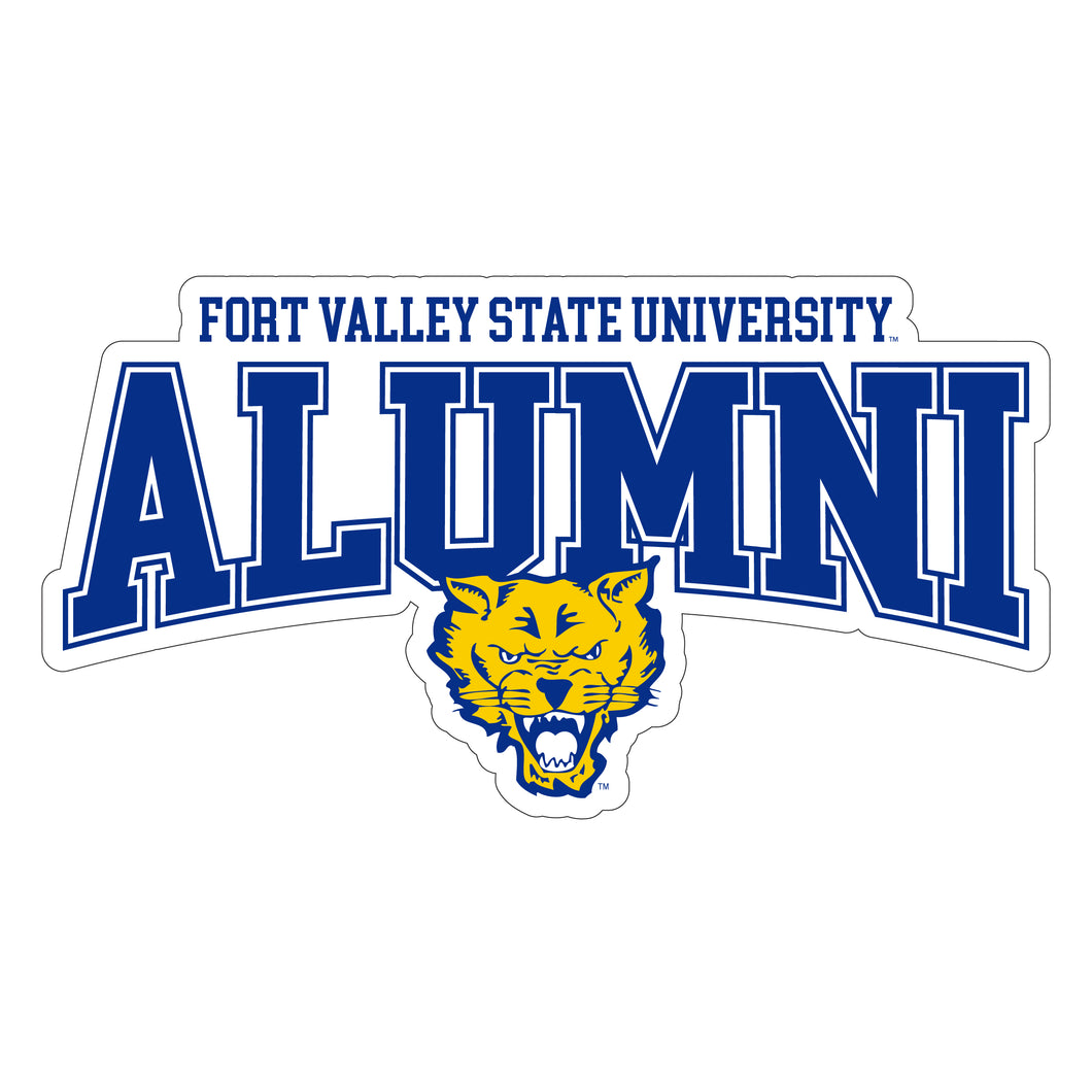 Fort Valley State University Laser Cut Alumni Vinyl Sticker/Magnet - Officially Licensed 8-Inch