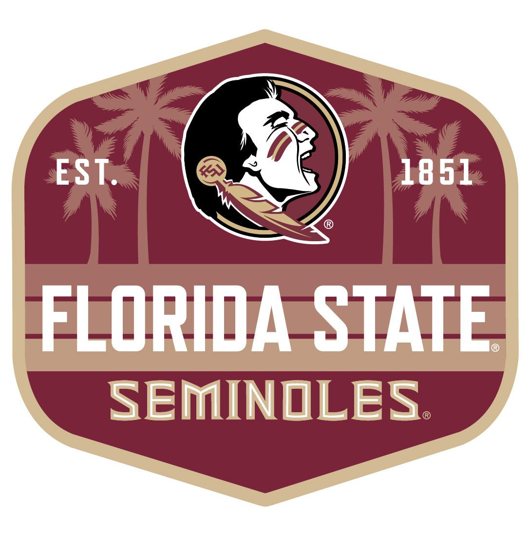 Fsu Inyl Letters Florida State Seminoles Scenic Background Vinyl Sticker/Magnet - Offic ...