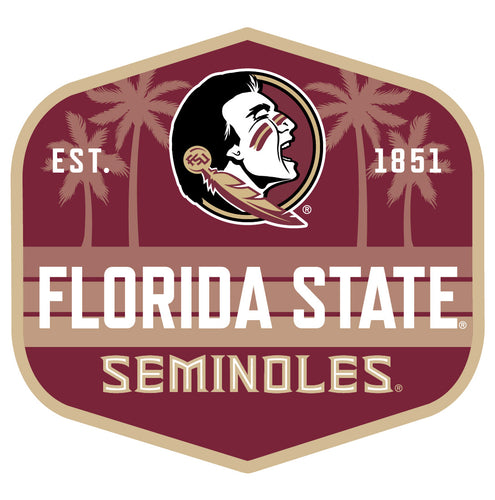 Florida State Seminoles Scenic Background Vinyl Sticker/Magnet - Officially Licensed 