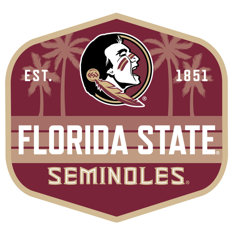 Florida State Seminoles Scenic Background Vinyl Sticker/Magnet - Officially Licensed 