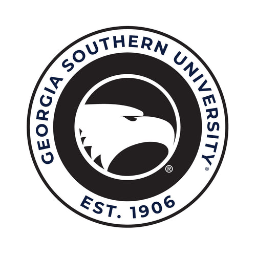 Georgia Southern Eagles Officially Licensed Black Vinyl Decal Sticker Clear Backing