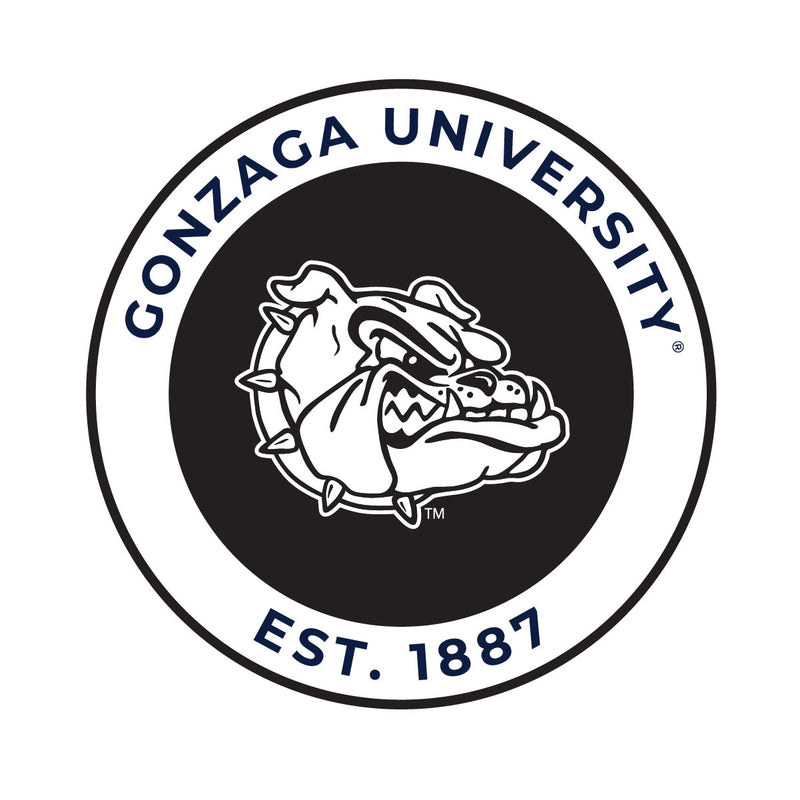 Gonzaga Bulldogs Officially Licensed Black Vinyl Decal Sticker Holographic Backing