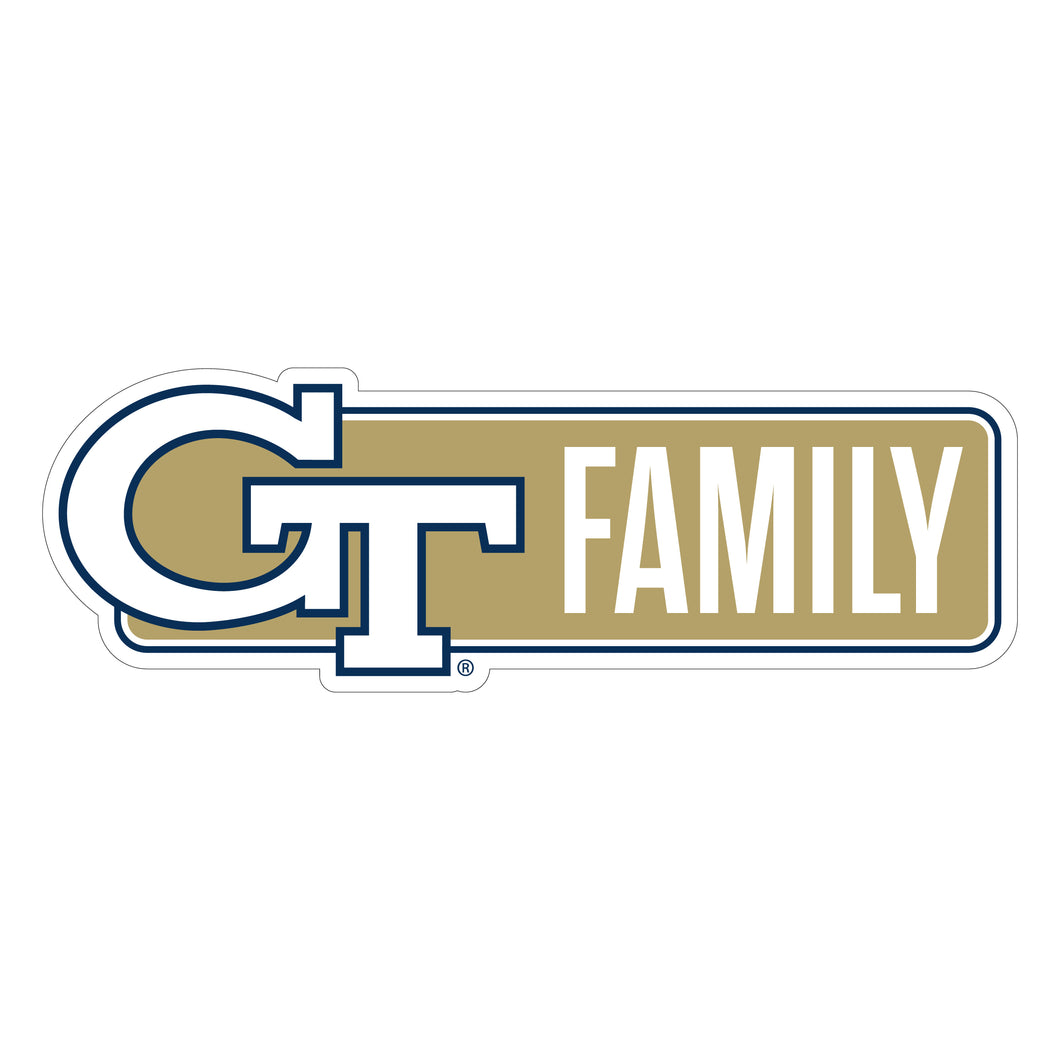 Georgia Tech Yellow Jackets Proud Die Cut Decal Officially Licensed Collegiate Product